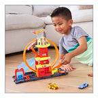 Hot Wheels City Super Loop Corpo de Bombeiros