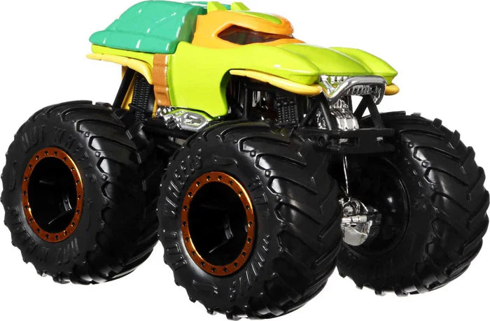 Hot Wheels Monster Trucks Veículo de Brinquedo Pacote Surpresa 2 Carros Escala 1:64
