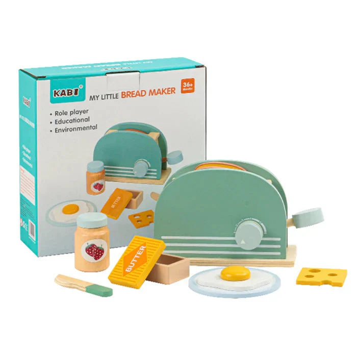 Torradeira em Madeira Montessori - Cozinha Educativa