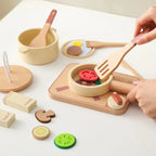 Kit Cozinha em Madeira Montessori