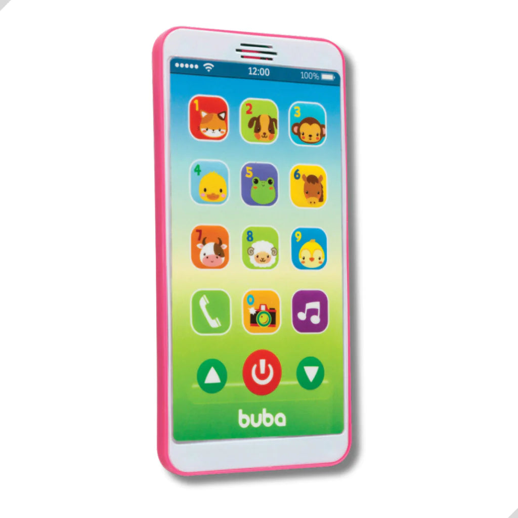 Baby Phone Celular Telefone Brinquedo Musical Educativo Buba