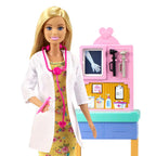 Barbie Profissões, Conjunto Pediatra Loira