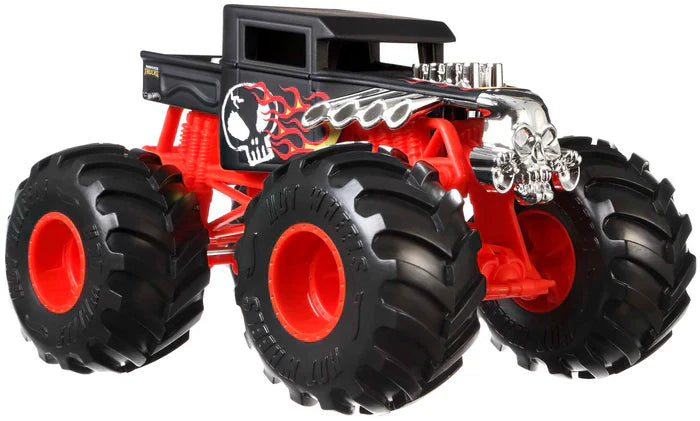 Hot Wheels Monster Trucks Veículo de Brinquedo Bone Shaker Escala 1:24