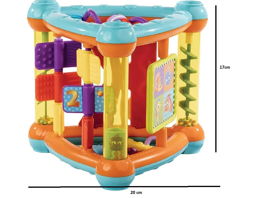 Brinquedo de Bebê Triangulo de Atividades Multifunção Buba
