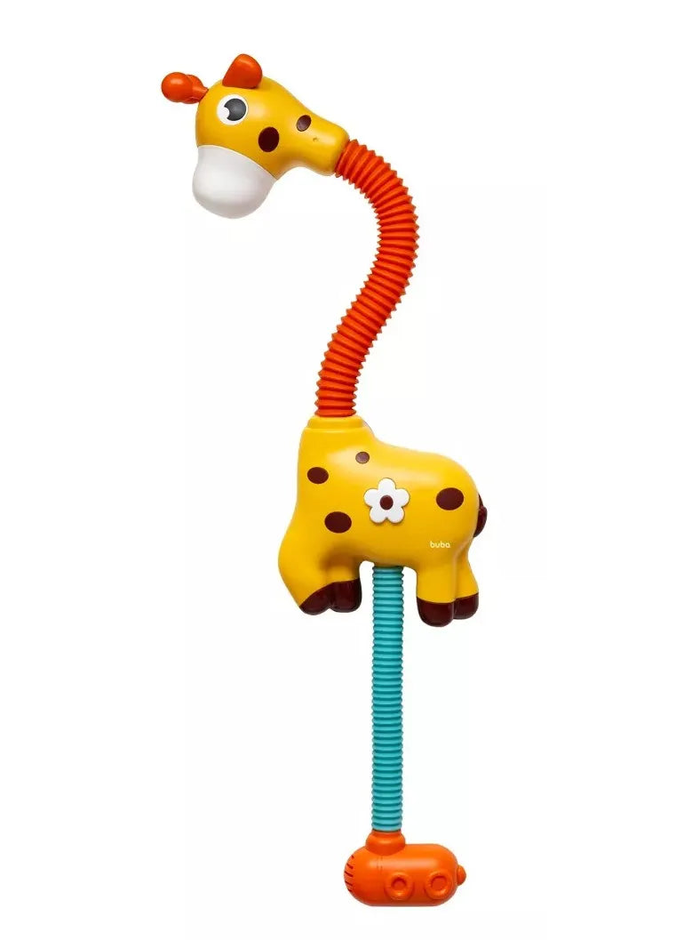 Chuveirinho Intantil Hora Banho Bebê Girafa Com Ventosa Buba