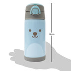 Kit Garrafa Pote Térmico Com Talher Gumy Infantil Inox Buba