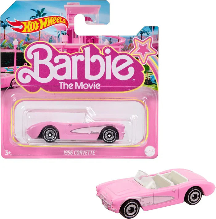 Hot Wheels Barbie Die-Cast Pink Corvette