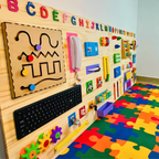 Painel Gigante de Atividade Educativas 200x80cm Modelo Retangular