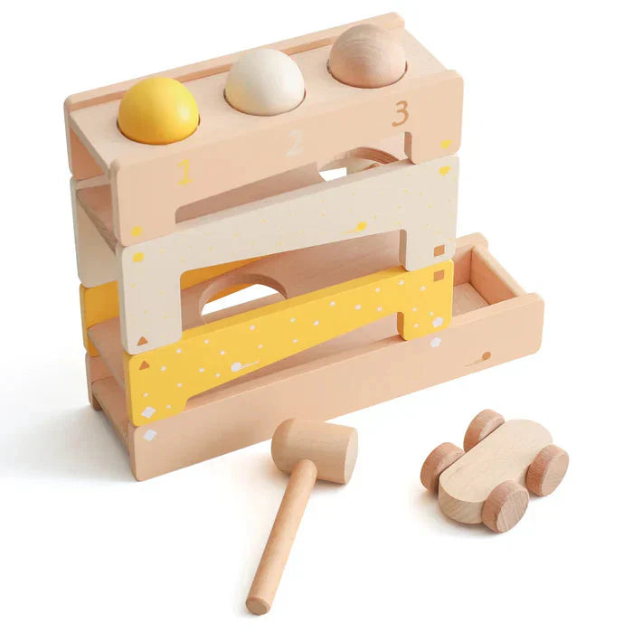 Pista de Bola e Carro Montessori
