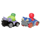 Hot Wheels RacerVerse Veículo de Brinquedo Iron Man e Hulk
