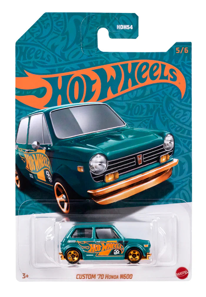 Hot Wheels Diecast Veículo de Brinquedo Custom 70 Honda N600