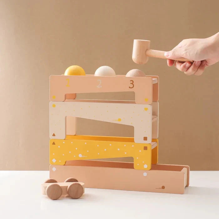 Pista de Bola e Carro Montessori