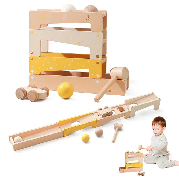 Pista de Bola e Carro Montessori