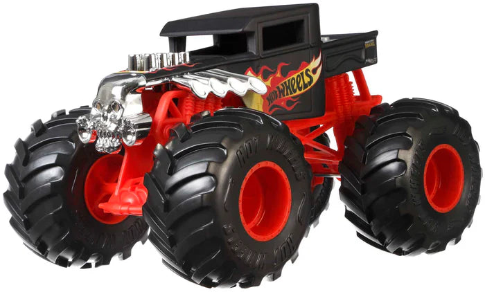 Hot Wheels Monster Trucks Veículo de Brinquedo Bone Shaker Escala 1:24