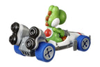 Hot Wheels Mario Kart Veículo de Brinquedo Yoshi B-Dasher