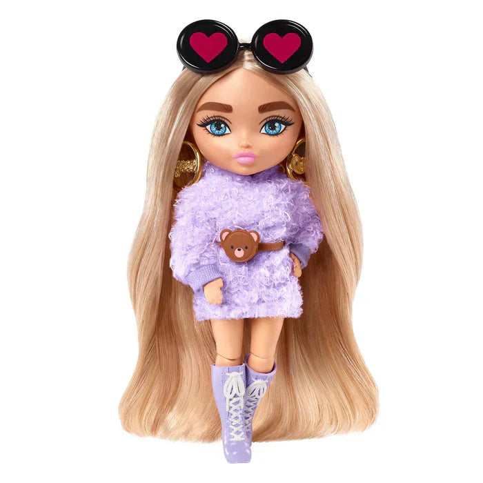 Boneca Barbie Extra Mini Roupa Lilás
