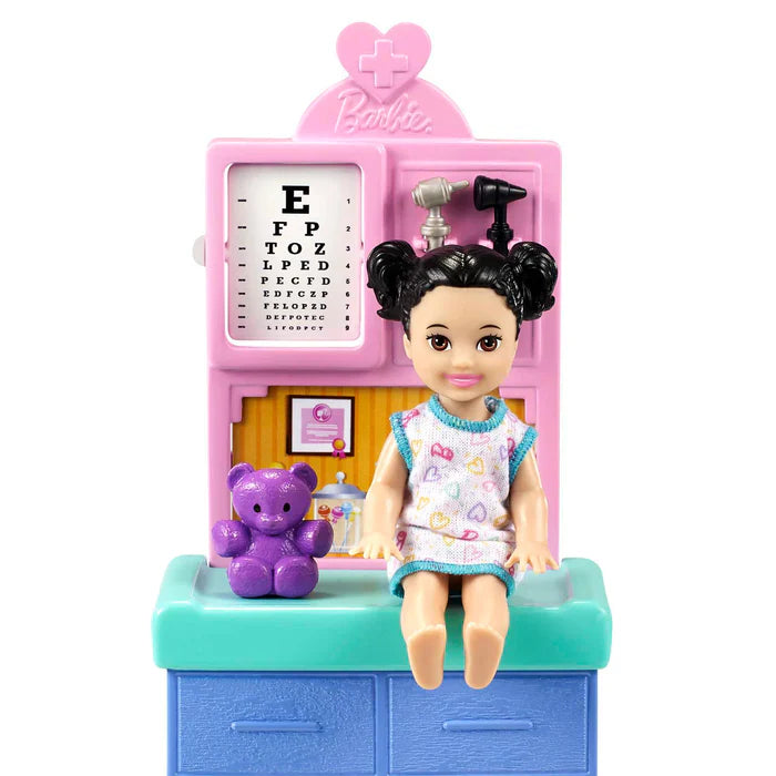 Barbie Profissões, Conjunto Pediatra Loira