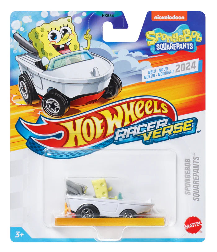 Hot Wheels RacerVerse Veículo de Brinquedo Bob Esponja