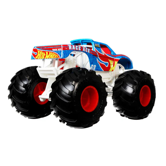 Hot Wheels Monster Trucks Veículo de Brinquedo Race Ace Escala 1:24