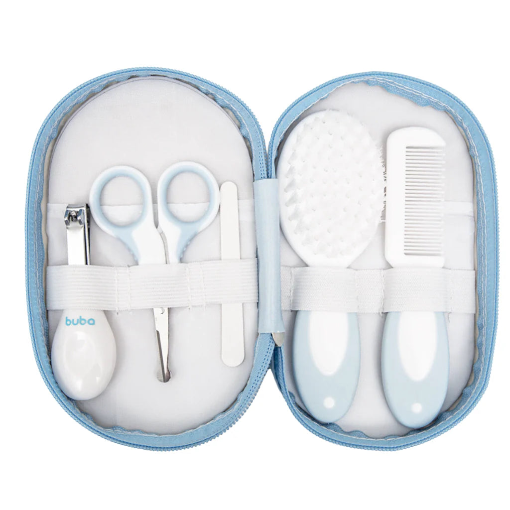 Kit Manicure Cuidados e Higiene Cabelos e Unhas Com Estojo - Buba