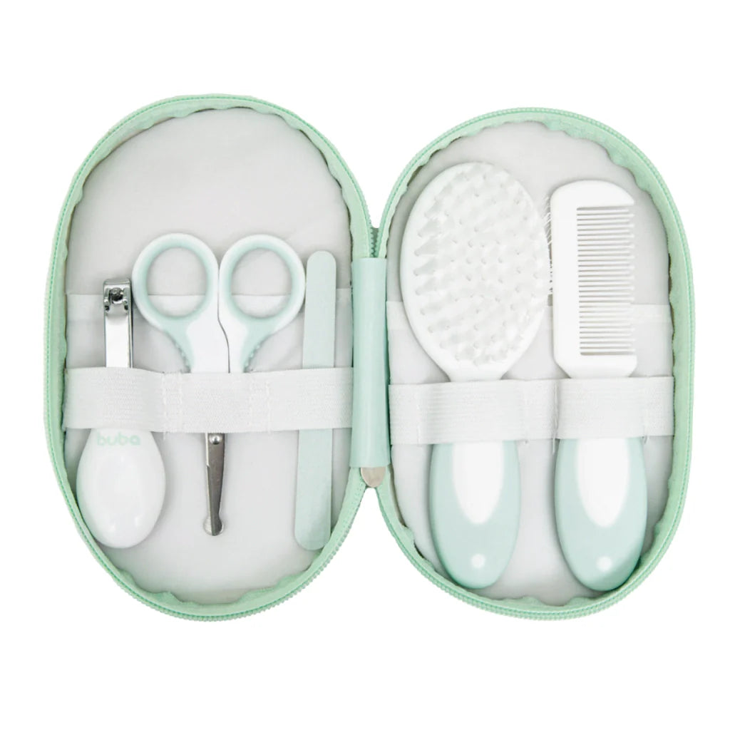 Kit Manicure Cuidados e Higiene Cabelos e Unhas Com Estojo - Buba