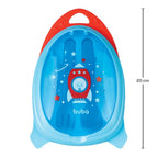 Kit Refeição com Talher Tampa e Divisória Foguete Azul Buba