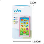 Baby Phone Celular Telefone Brinquedo Musical Educativo Buba