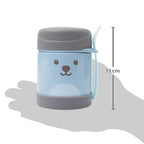 Kit Garrafa Pote Térmico Com Talher Gumy Infantil Inox Buba