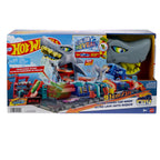 Hot Wheels City Pista de Brinquedo Lava-Rápido Mega Tubarão