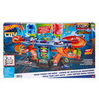 Hot Wheels City Pista de Brinquedo Lava-rápido Mega Torre