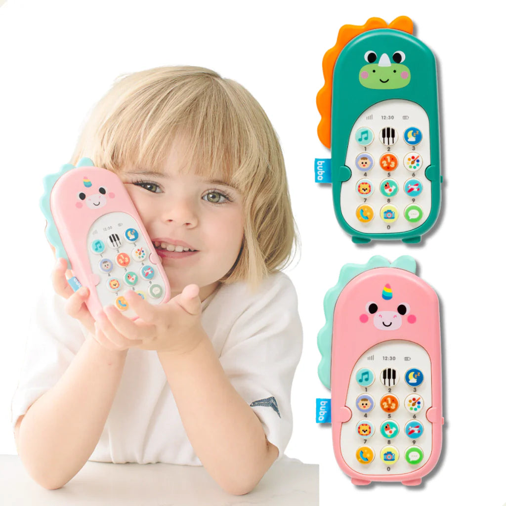 Brinquedo Celular Musical Bilingue Educativo Infantil Buba