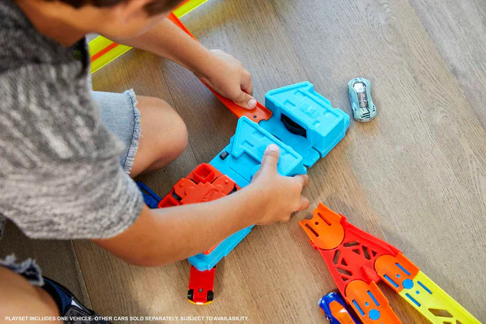 Hot Wheels Track Builder Pista de Brinquedo Lançador Motorizado