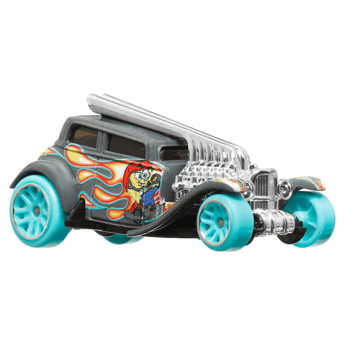 Hot Wheels Mattel Bob Esponja Calça Quadrada 5/5 Straight Pipes