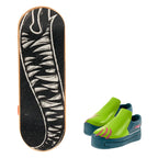 Hot Wheels Skate de Dedo Brinquedo Skateboard WICKED INTRUDER™ com Tênis