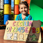 Quebra-cabeça de Encaixe Nome Personalizado