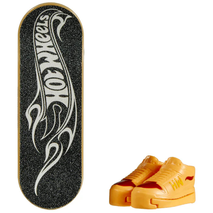 Hot Wheels Skate de Dedo Brinquedo Skateboard SMOKIN’ RIDE™ com Tênis