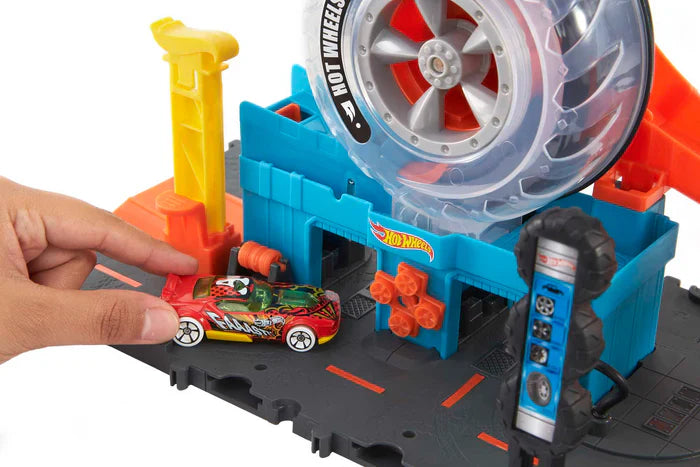 Hot Wheels City Pista de Brinquedo Super Loja de pneus