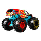 Hot Wheels Monster Trucks Veículo de Brinquedo Town Hauler Demo Derby Escala 1:24