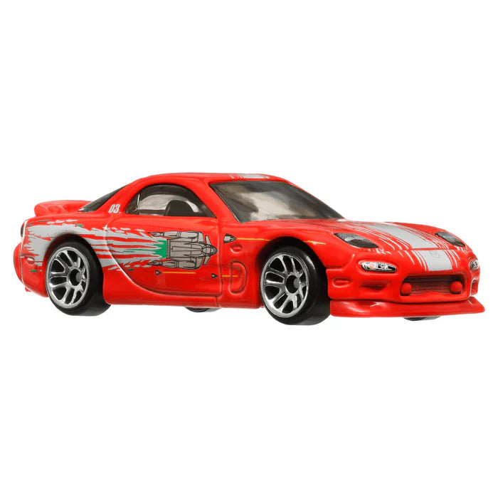 Hot Wheels Themed Veículo de Brinquedo Carro Fast e Furious Mazda RX-7