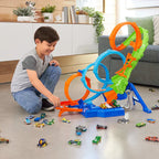 Hot Wheels Action Pista de Brinquedo Voltas e Colisões Desafiadoras