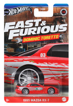 Hot Wheels Themed Veículo de Brinquedo Carro Fast e Furious Mazda RX-7