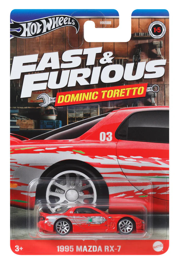 Hot Wheels Themed Veículo de Brinquedo Carro Fast e Furious Mazda RX-7