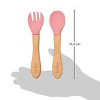 Kit Refeição Introdução Alimentar Prato Com Divisórias Ventosa Talheres Silicone Buba