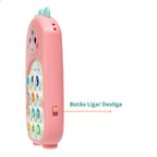 Brinquedo Celular Musical Bilingue Educativo Infantil Buba
