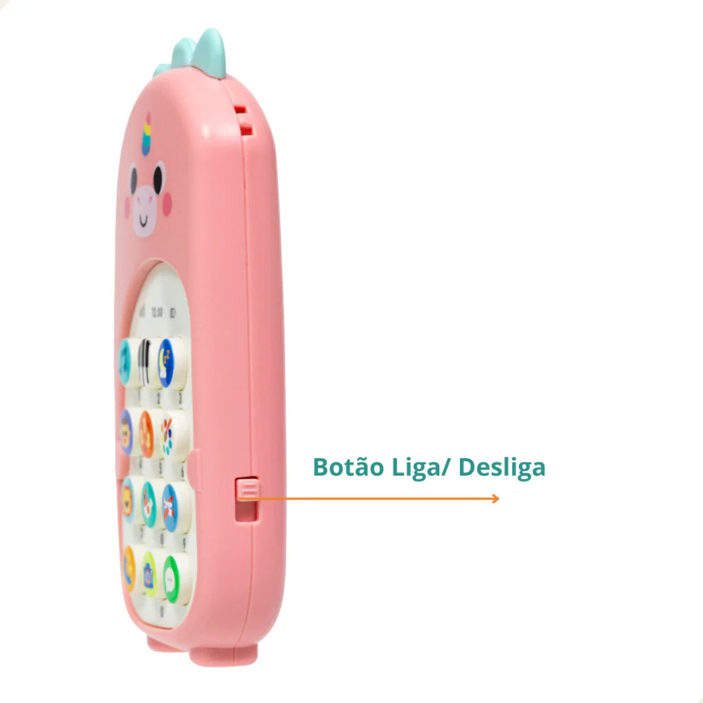 Brinquedo Celular Musical Bilingue Educativo Infantil Buba