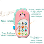 Brinquedo Celular Musical Bilingue Educativo Infantil Buba