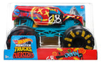 Hot Wheels Monster Trucks Veículo de Brinquedo Town Hauler Demo Derby Escala 1:24