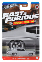 Hot Wheels Themed Veículo de Brinquedo Carro Fast e Furious 1970 Chevrolet Chevelle SS