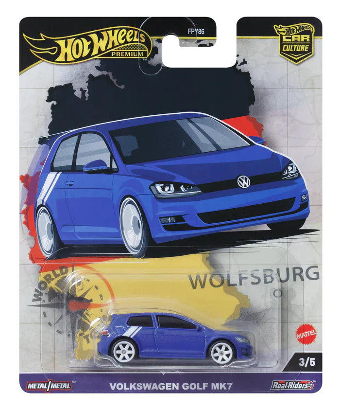 Hot Wheels Collector Veículo de Brinquedo Volkswagen Golf MK7