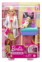Barbie Profissões, Conjunto Pediatra Loira